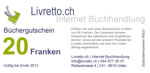 Livretto Büchergutschein CHF 20.00 Livretto Büchergutschein CHF 20.00