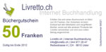 Livretto Büchergutschein CHF 50.00 Livretto Büchergutschein CHF 50.00